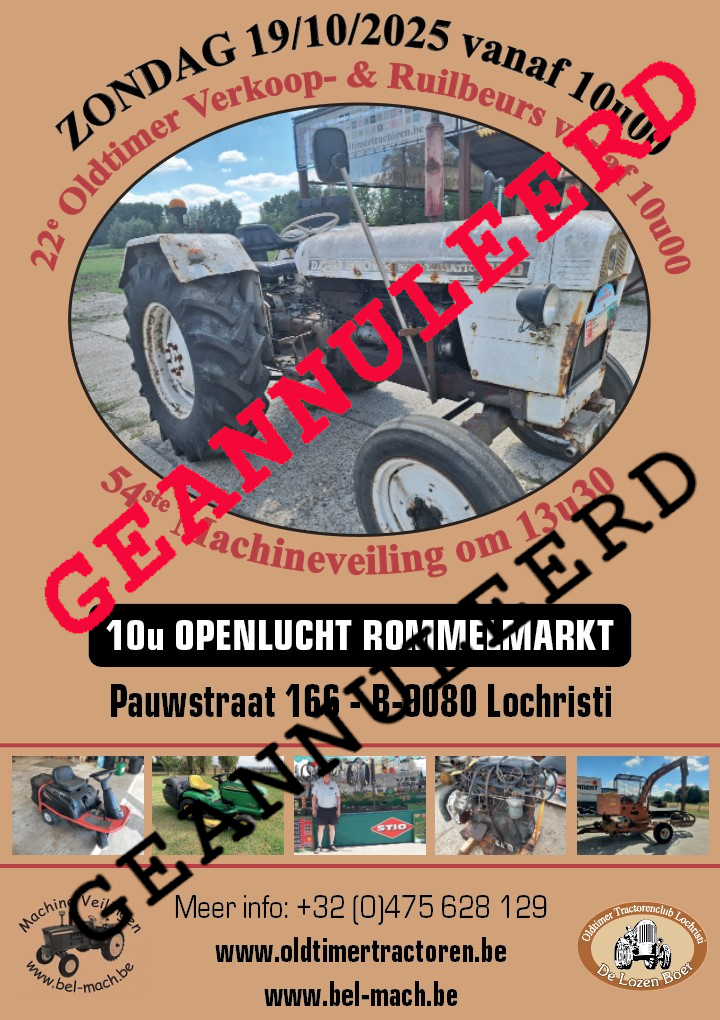 GEANNULEERD